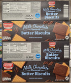 Specially Selected Butter Cookie Coated with Milk Chocolate Flavor 4.41oz 125g (Four Boxes)