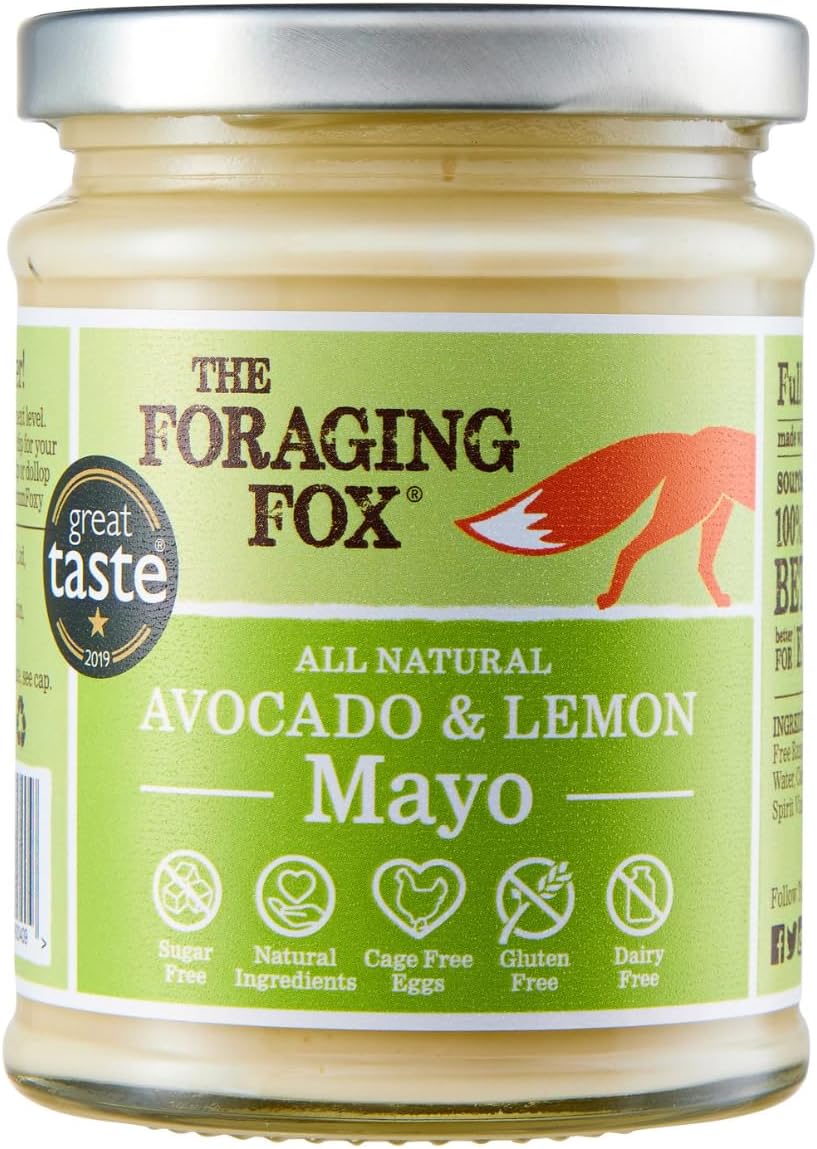 Foraging Fox Natural Mayonnaise - Avocado and Lemon Flavour