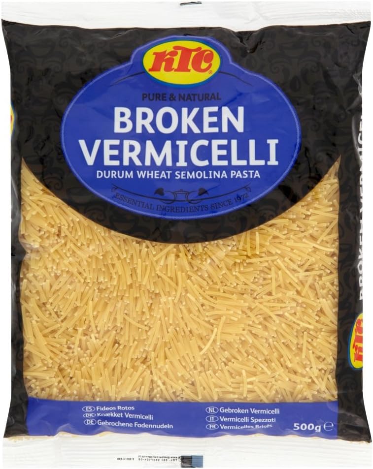 KTC Broken Vermicelli, 500g (Pack Of 2) Durum Wheat Semolina Pasta