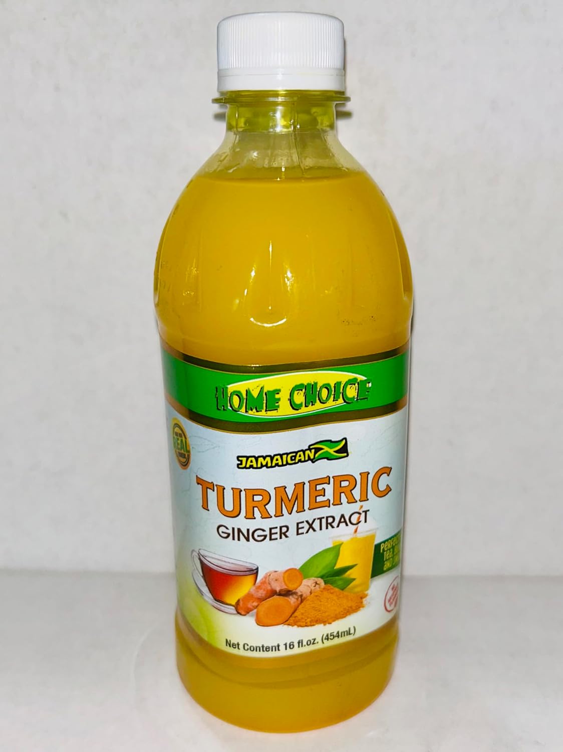 (3 16 oz bottles) Home Choice Jamaican Turmeric Ginger Extract, 16 fl oz, Natural Flavoring