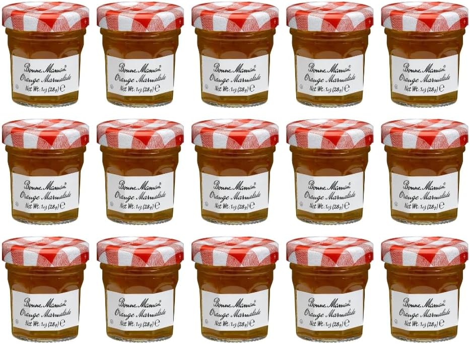 Bonne Maman Orange Marmalade, 1 Ounce Jars (Pack of 15)