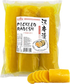 Fusion Select Pickled Radish Takuan - Japanese Daikon Radish Pickles for Sushi, Bento Box, Sandwich, Salads, Rice Dishes - Authentic Flavor, Crisp Texture - Asian Snacks