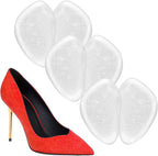WOXVM Ball of Foot Cushions for Women, 3 Pairs Reusable Metatarsal Pads Women Men, High Heel Comfort Forefoot Pads Non-Slip Inserts Pads Reduce Foot Pain and Provide Support, Fits All Feet Sizes