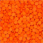 NCS Orange Slice Shaped Edible Sprinkles – Orange Cupcake, Cake & Cookie Decorations, 7 oz