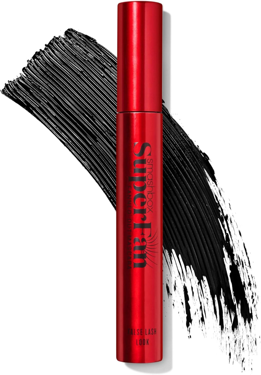 Smashbox Super Fan Lash Lengthening Mascara | Fanned-Out Volume + Length, Long-Wearing Mascara without Clumping, 0.34 Fl Oz, Black