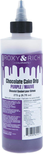Roxy and Rich Chocolate Cake Drip 275 Grams, Purple