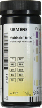Siemens Healthcare Diagnostics 2161 MultiStix 10 SG Reagent Strips, CLIA Waived (Pack of 100)