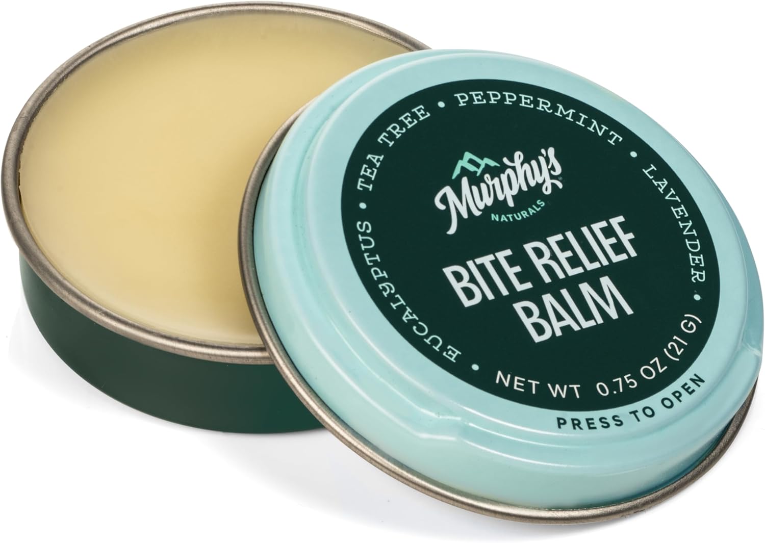 Murphy’s Naturals Insect Bite Relief Balm, Travel-Friendly, Soothes Bug Bites with Plant-Based Oil, Fast-Acting, Easy Application, 0.75oz