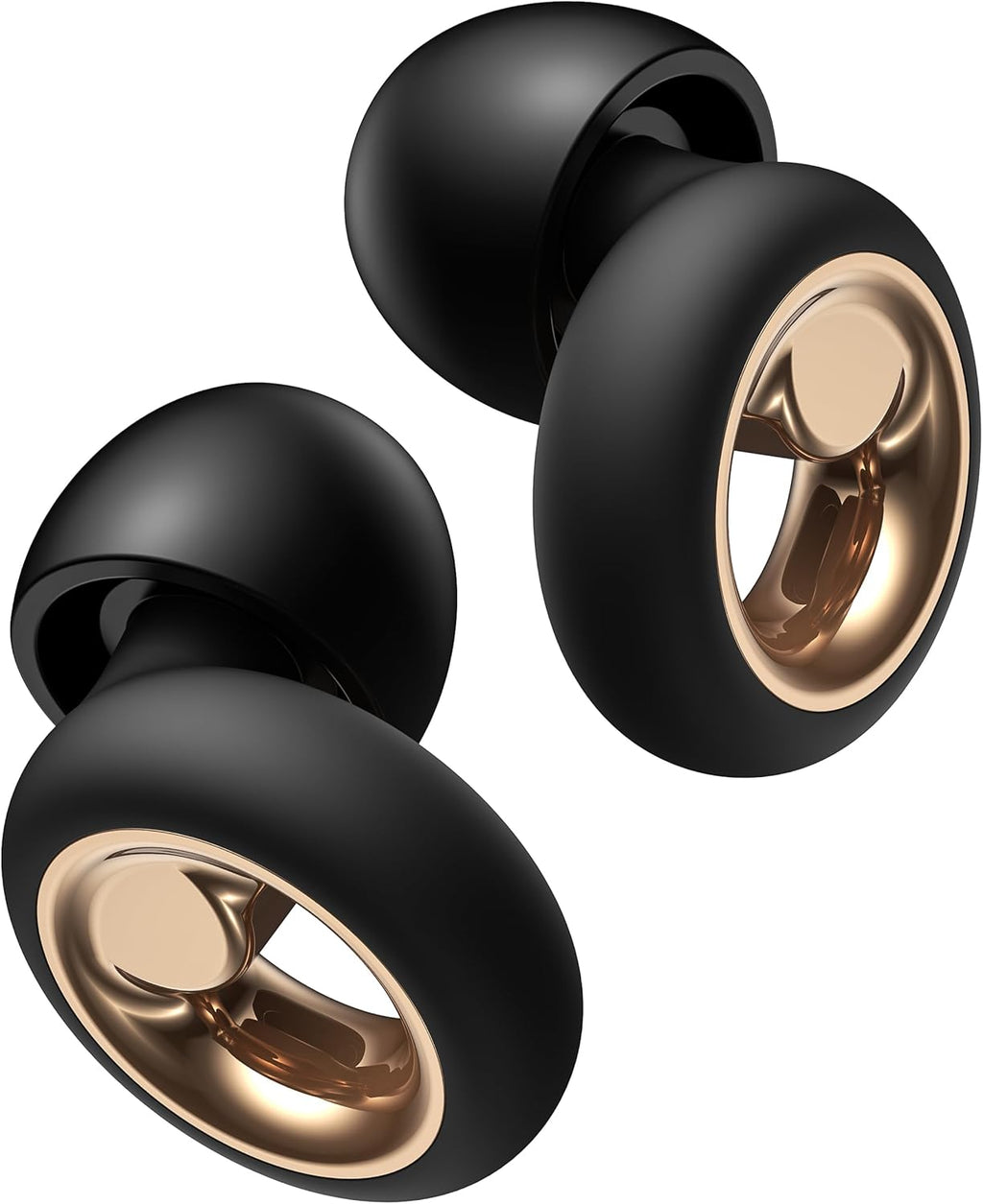 Ear Plugs for Sleeping, 95dB Silicone Ear Plugs for Noise Reduction, Reusable Sleeping Noise Cancelling Earplugs for Snoring, Concert & Shooting Ear Protection with 6 Eartips(Black)