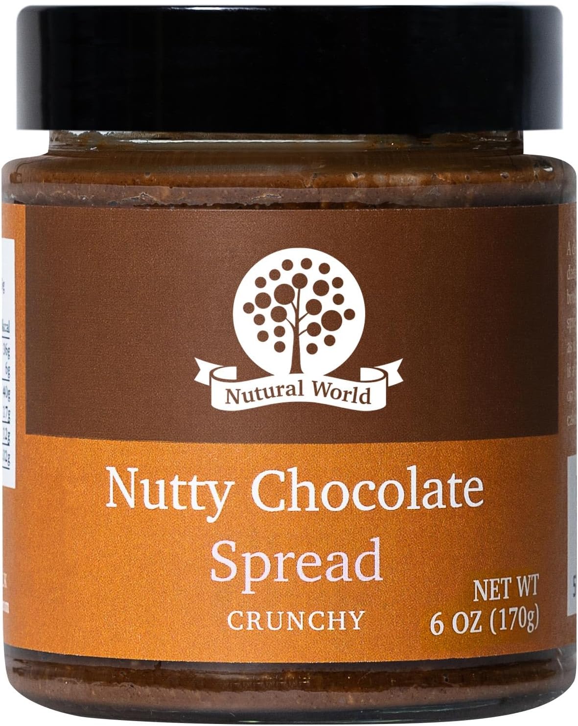 Nutural World - Crunchy Nutty Chocolate Spread 6 Oz (170g)
