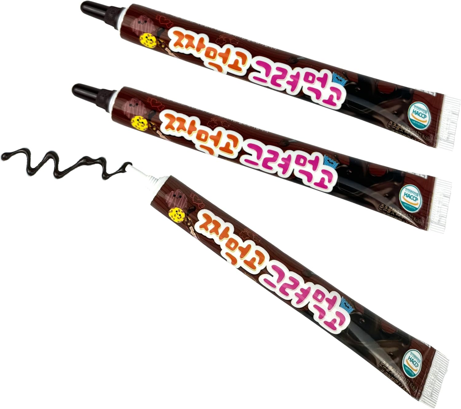 Chocolate Icing Tube Decorating Pen Tool 23g(0.81oz) x Pack of 3, food writing pen for cake, donut, cookie, bread, pancake, cupcake