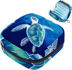 Period Bag,Sanitary Napkin Storage Bag,Blue Sea Animal Sea Turtle,Tampon Bag for Purse