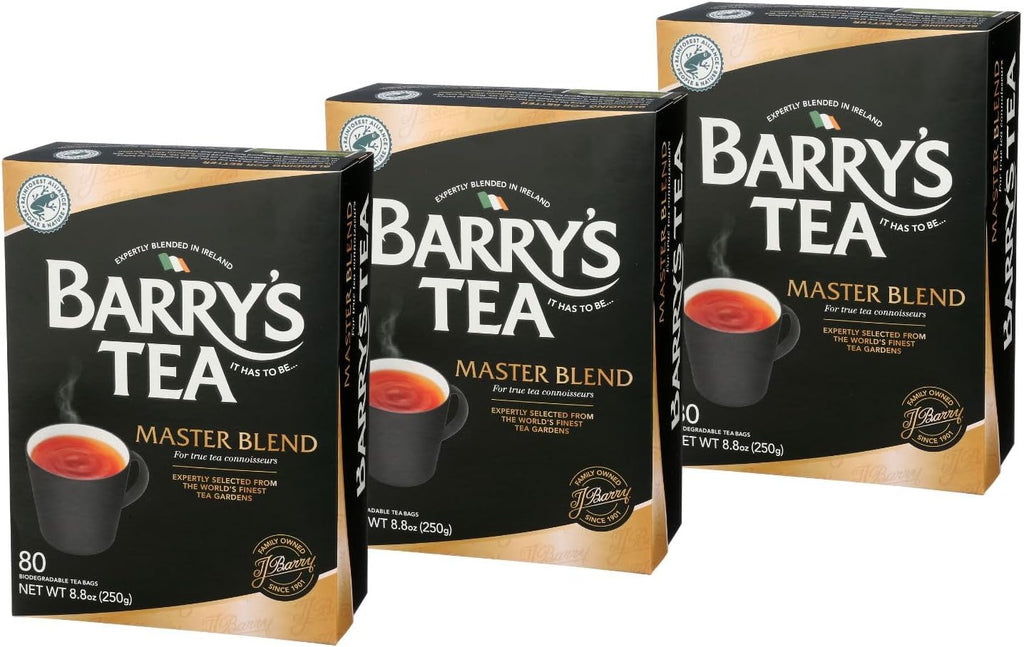 Barry's Tea Master Blend 80 Teabags (3 Pack)