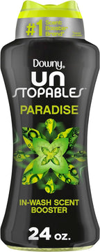 Downy Unstopables In Wash Scent Booster Beads, Paradise Scent, 24 oz, Laundry Beads for Odor Protection, Downy Scent Booster Beads, Laundry Scent Boosters