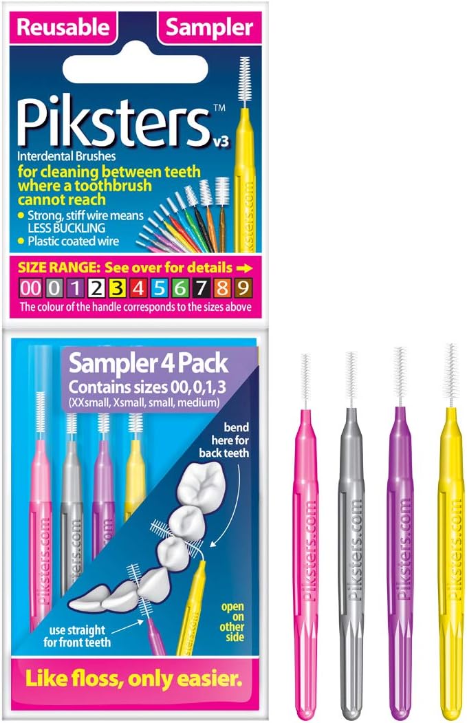 Piksters Sampler 4pk- Sizes 00, 0, 1 and 3 Find The Right Size for You