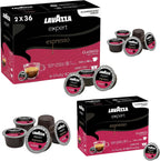 Lavazza Expert Espresso Classico Capsules – 72 Count – Medium Roast Coffee Pods Made with 100% Arabica Beans – Compatible with Lavazza Classy Mini & Classy Plus Machines