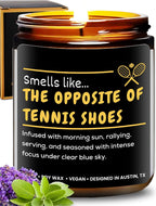 Funny Tennis Candle, Unique Sports Themed Gifts for Men & Women, Hilarious Tennis Lover Gifts for Coach and Player, Perfect Present for Birthday, Christmas, Special Occasions, Gift Ready