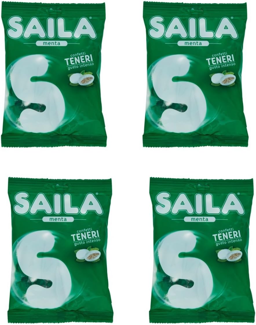 Saila Mint Candy, Intense Flavor 100g, pack of 4