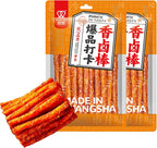 Whitejianpeak 2 Packs Latiao Spicy Strips, Chinese La Tiao, Spicy Sticks 108g/3.8oz per Pack