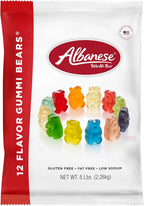 Albanese Candy, 12 Flavor Gummi Bears, 5 Pound Bag