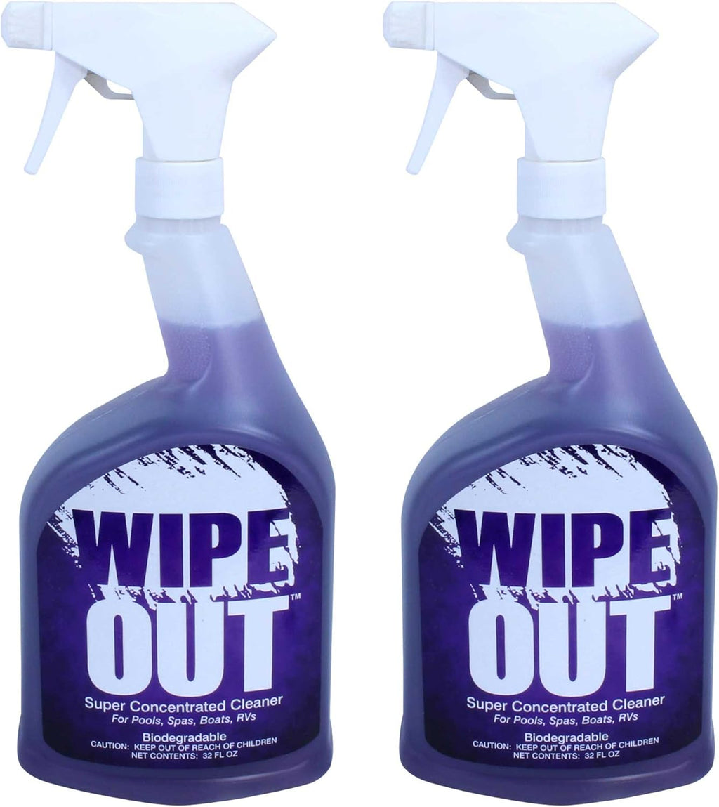 Wipeout Wipe Out 6012-02 All Purpose Surface Cleaner for Swimming Pools, 1-Quart, 2-Pack