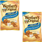 Werther's Original Sugar Free Chewy Caramels - Pack of 2-1.46 Oz Bags - Rich, Smooth and Creamy Chewy Caramels - Perfect for Sharing