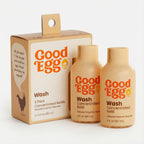 GoodEgg Organic Egg Cleaner Concentrated Refill for Farm Fresh Eggs, Food-Grade, Non-Toxic, Chicken Coop Accessories, Egg Washing Solution, USA-Made Foaming Pump, 2 Pack, As Seen On Shark Tank