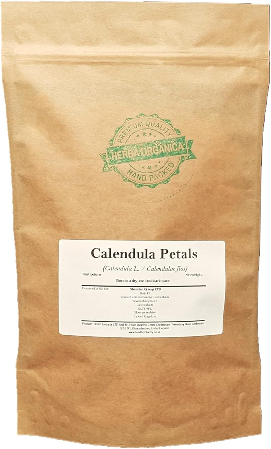 Herba Organica - Calendula Petals - Calendula L - Marigold Petals - Herbal Tea (50g)