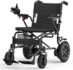 [New Upgrade] Electric Wheelchair for Adults, Foldable Electric Wheelchairs for Seniors, Lightweight Power Wheelchair with 350 lbs Weight Capacity for Travel Home Indoor&Outdoor Airline Approval