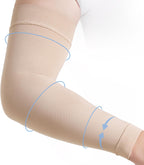 Lymphedema Compression Arm Sleeves for Women 15-20 mmHg Full Arm Support for Swelling Relief, Improved Circulation