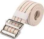 Transfer and Gait Belt with Metal Buckle - 60 Inch, Standing and Transfer Walking Assist Aid for Seniors, Elderly Patients, Caregiver, Nurse, Therapist
