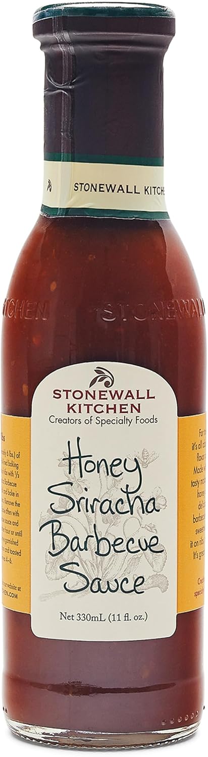 Stonewall Kitchen, Honey Sriracha Barbecue Sauce, 11 oz. bottle, Made in the USA