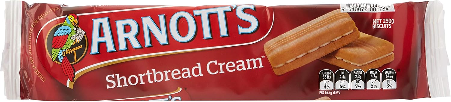 Arnotts Shortbread Cream Biscuits Cookies Australian Made by Arnott's