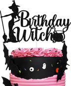 Birthday Witch Cake Topper, Witches Don't Age, Halloween Witch Cake Décor, Happy Birthday Witches Party Decorations