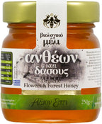 Axion Esti Organic Flowers & Forest Golden Honey imported from Greece, 250g