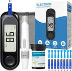 Blood Sugar Monitor,Glucose Monitor Kit with 50 Test Strips & 50 Lancets for Diabetes Testing, Blood Glucose Meter with Auto Eject, No Coding & Large LCD for Seniors