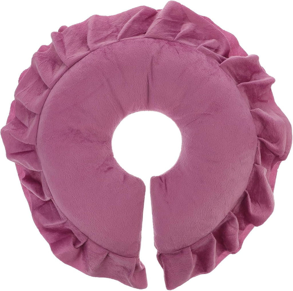 Angoily Face Massage Pillow for Spa Cotton Cushion for Beauty Salon Rose Red Ergonomic Design for Comfort Breathable for Relaxation