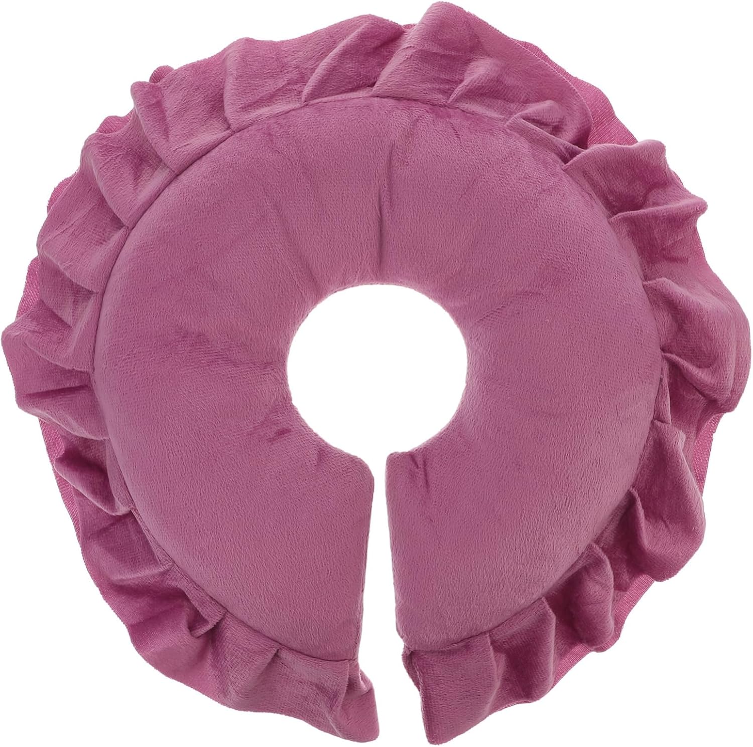 Angoily Face Massage Pillow for Spa Cotton Cushion for Beauty Salon Rose Red Ergonomic Design for Comfort Breathable for Relaxation