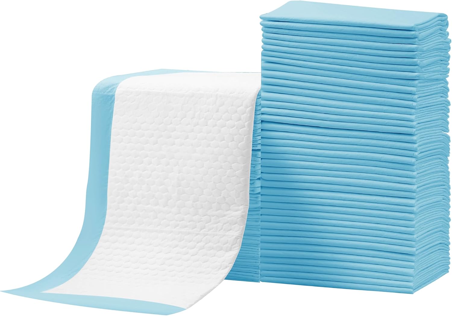 Baby Disposable Changing Pad, 100Pack Soft Waterproof Mat, Portable Diaper Changing Table & Mat, Leak-Proof Breathable Underpads Mattress Play Pad Sheet Protector(13'' 18'')