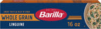 Barilla Whole Grain Linguine Pasta, 16 oz. Box - Non-GMO, Made With 100% Whole Grain Durum Wheat - Great Source of Fiber