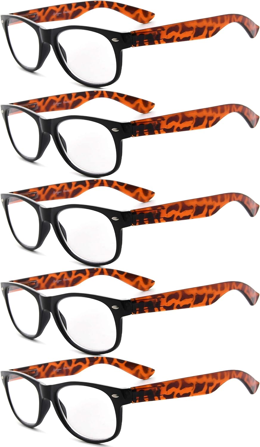 Eyekepper Classic 80's Reading Glasses for Women 5 Pairs Readers Include Reading Sunglasses