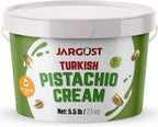 Bulk Pistachio Cream Spread 5.5 LB (2.5 kg) – Premium Turkish Pistachio Butter, Perfect for Dubai Chocolate Bar Kit, Gourmet Paste for Desserts, Breakfast, & Indulgent Treats