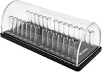 Dental Acrylic Archwire Organizer, YOUYA DENTAL Multi-functional Orthodontic Arch Wire Box Dental Resin Shelf Placement with Lid for Dental Clinic Arrange and Store Orthodontic Arch Wires Use (Round)