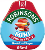 Robinsons Mini Summer Fruits On-The-Go Squash 66ml (Pack of 6)