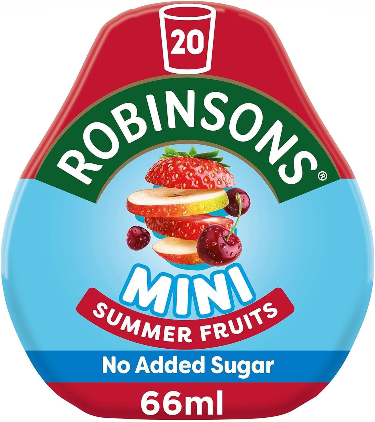 Robinsons Mini Summer Fruits On-The-Go Squash 66ml (Pack of 6)