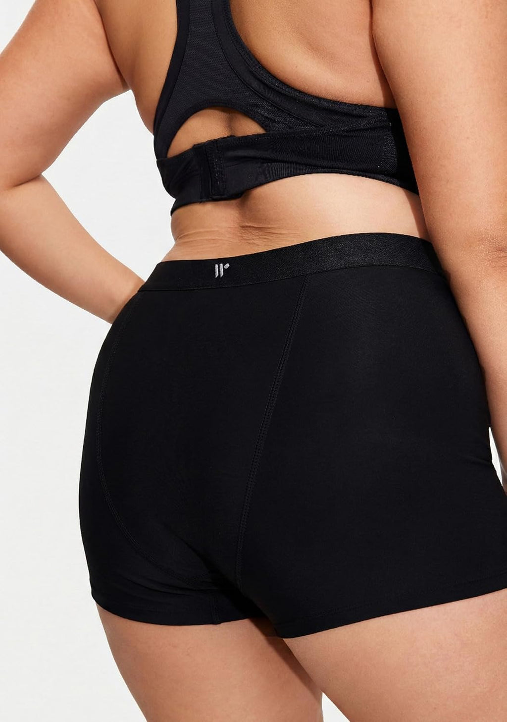 LEAKPROOF2.0 Period Boxer for Women Holds 12 Tampons | Overnight Period Shorts Heavy Flow Full Coverage | Postpartum | Bladder Leak(S/M)