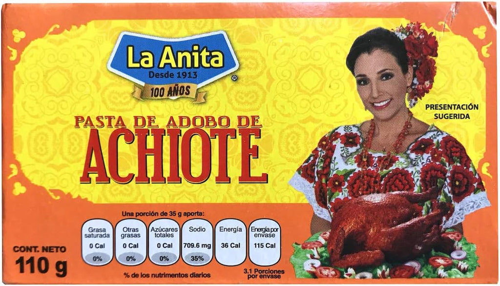 La Anita - Achiote Paste from Mexico - 3.52 oz / 100 gr