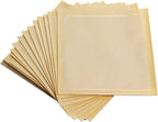 100 Pcs Bakery Bags with Window, 7.1 x 7.5 Inches Paper Sandwich & Donut Bags for Treat, Snack & Cookie Packaging (Brown)