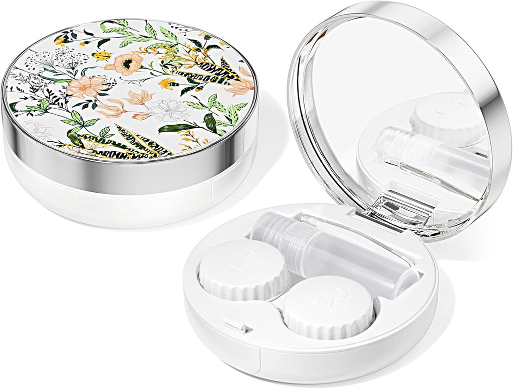 Contact Lens Case, Travel Contact Lens Cases Cute Contact Case and Solution Perfect for Daily Travel Outdoor