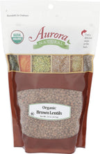 AURORA PRODUCTS Organic Brown Lentils, 22 OZ